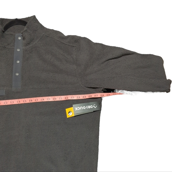 Dri-Duck Brooks Long-Sleeve Pullover for Men - Charcoal - 2XL - Picture 12 of 14